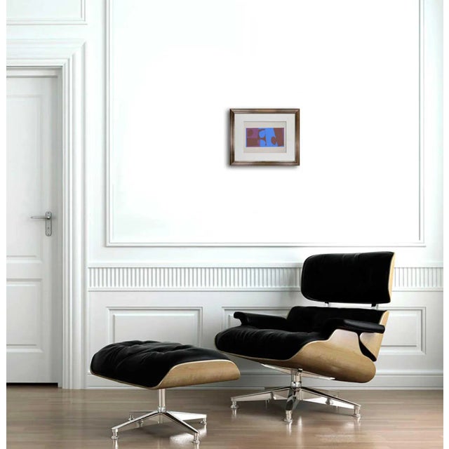 Original color Albers Silkscreen Limited Edition. XVIII-6b. Size: 30,5x22,5cm. Frame Size: 18 x 15in. The colors are part...