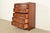 Thomasville Mid-Century Modern Hollywood Regency Campaign Walnut Highboy Dresser, 1970s For Sale In South Bend - Image 6 of 17