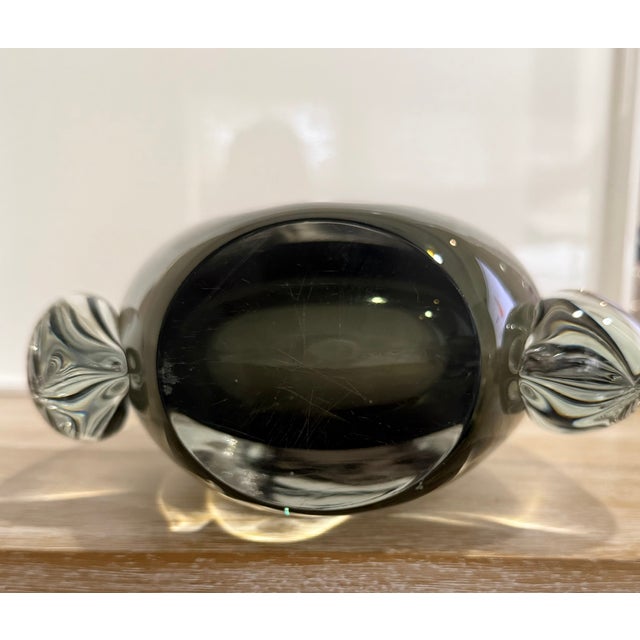 Global Views Italian Hand Blown Glass Fin Vase Retail $1950 For Sale - Image 9 of 9