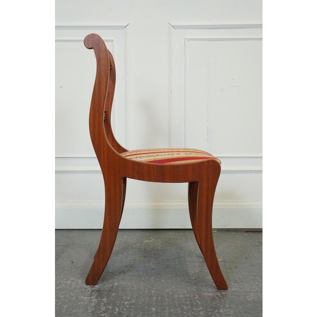 Vintage Yew Wood Dining Chairs, Set of 8 For Sale - Image 9 of 17