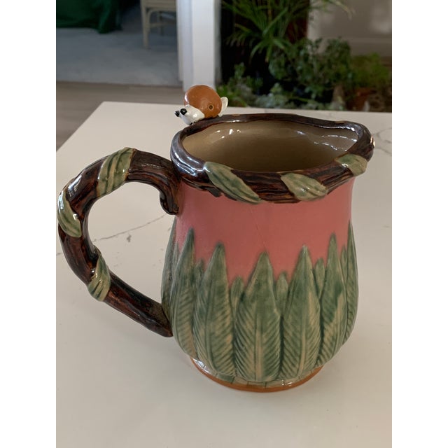Vintage Majolica Style Pottery Snail Pitcher For Sale In Houston - Image 6 of 6