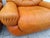 Cognac Leather Sapporo Armchair from Mobil Girgi, Italy, 1970s For Sale - Image 4 of 10