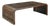Salvaged Wood Waterfall Coffee Table For Sale