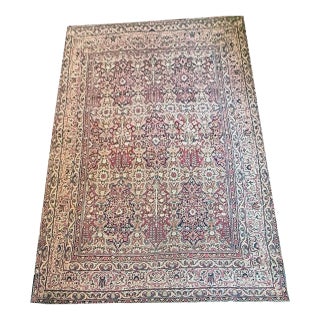 A 19th Century Antique 10' X 12'-7" Persian Lavar Kerman Rug For Sale