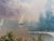 Late 20th Century Large Impressionist Landscape Oil Painting Signed Bachmann Lakeside Garden For Sale - Image 9 of 12