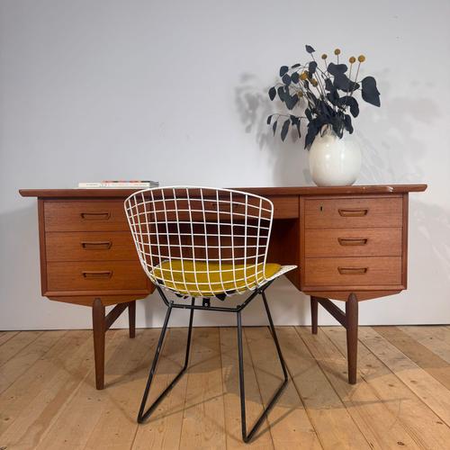 Scandinavian Teak Desk, 1960s For Sale - Image 9 of 9