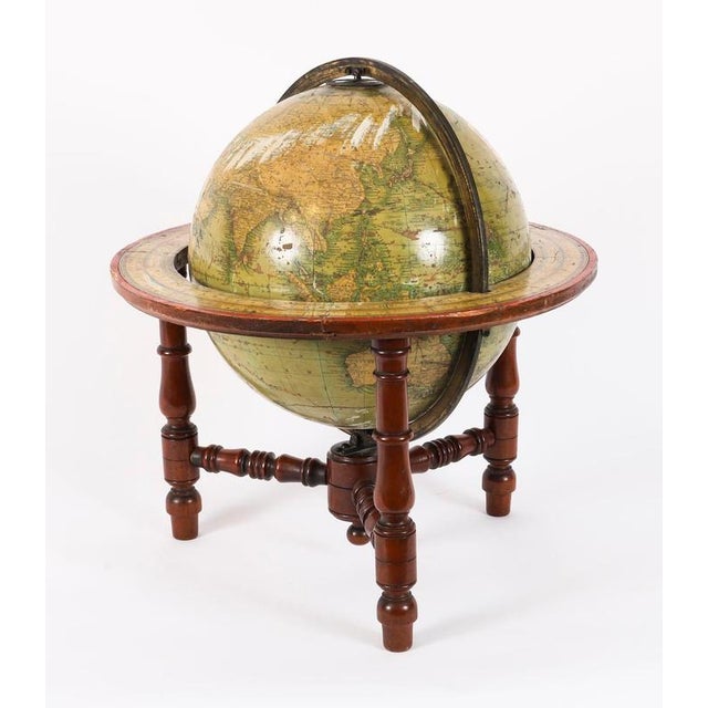 Antique Victorian Terrestrial Table Globe from Malbys, 19th Century For Sale - Image 18 of 18