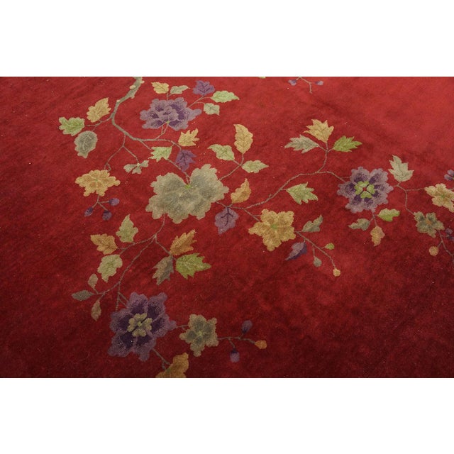 1920s Chinese Art Deco Carpet For Sale - Image 9 of 10