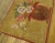 Charming Floral With a Tan Camel Background Color American Hooked Rug For Sale - Image 4 of 9