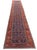 Antique Circa 1920 Red Malayer Hand Knotted Runner 3ft 2in X 19ft 11in For Sale - Image 11 of 16