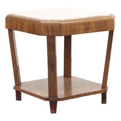 French Art Deco Side Table For Sale