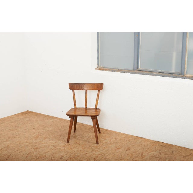 Vintage Chair in Oak by Jacob Müller for Wohnhilfe, 1940s For Sale - Image 16 of 18