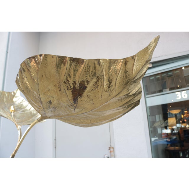 1970s 1970s Carlo Giorgi for Bottega Gadda 'Rabarbaro' Three-Leaf Floor Lamp For Sale - Image 5 of 18