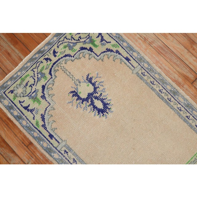 Mid 20th Century Funky Vintage Turkish Deco Rug For Sale - Image 5 of 6