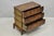 Decorator 3 Drawer Stacked Faux Book Form Italian Style Side Table w/ Burl Wood Oil Drop Finish. Circa Late 20th Century....