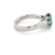 Contemporary Agl 2.89 Carat Unheated Demantoid Garnet Ring, Platinum, Size 6.5 For Sale - Image 3 of 5