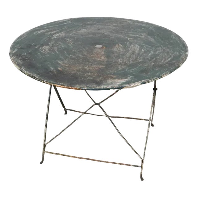 Round Garden Table, 1960s For Sale