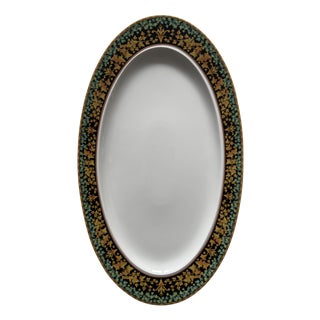 Gold Ivy Fish Plate by Versace for Rosenthal, 1990s For Sale