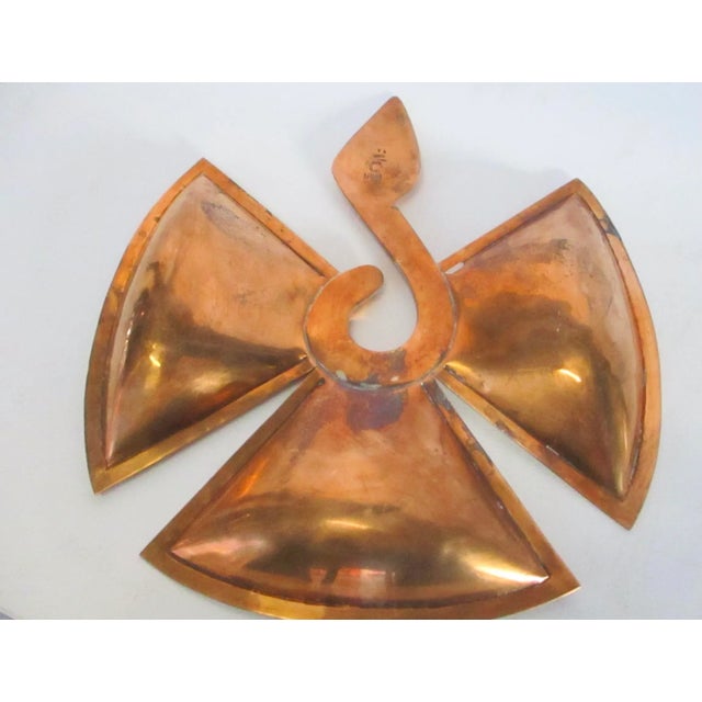 1960s Los Castillos Silver and Copper Center Bowl Vintage 1960s' For Sale - Image 5 of 8