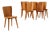 Vintage Swedish Pine Chairs by Göran Malmvall, 1960s, Set of 6 For Sale