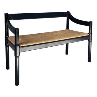 Italian Modern Carimate Bench by Vico Magistretti for Cassina, 1970s For Sale