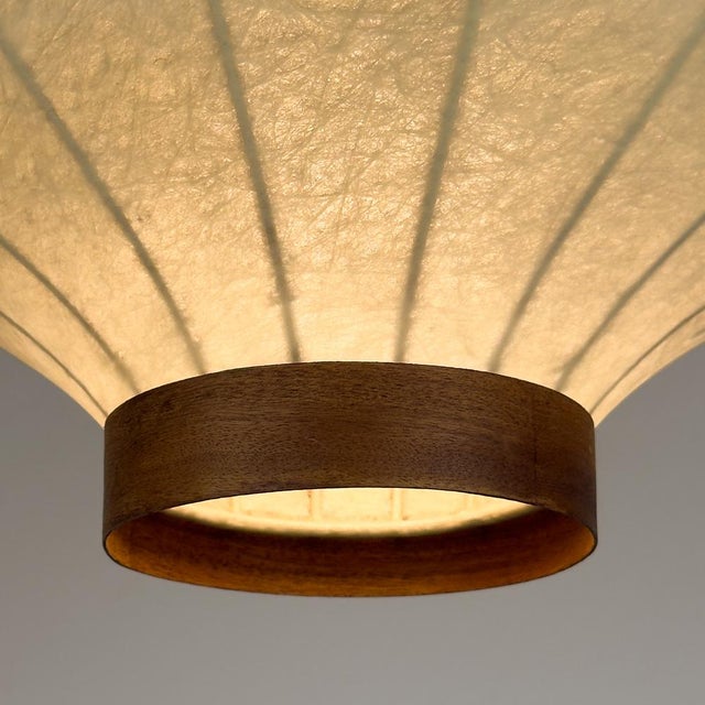 Mid-Century Modern Cocoon Pendant Lamp by Achille Castiglioni, 1960s For Sale - Image 18 of 18