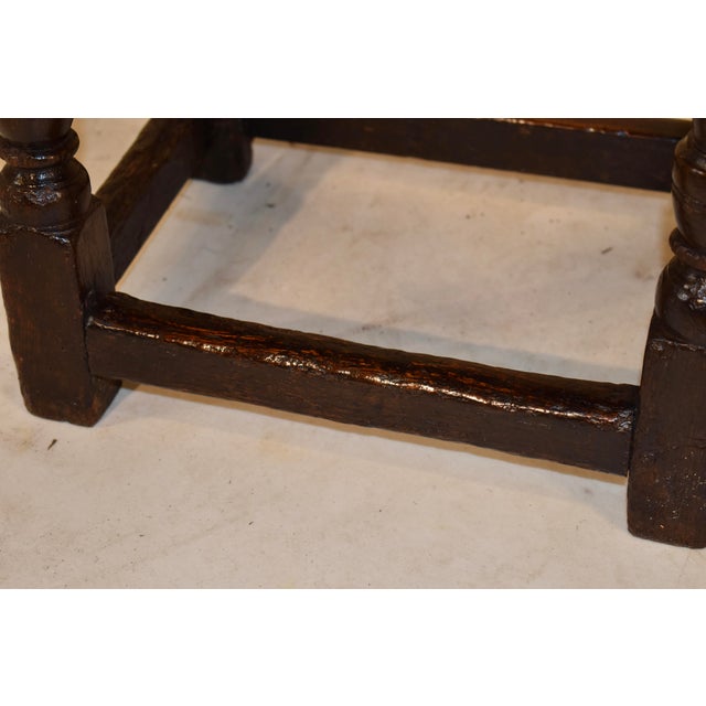 17th Century 17th Century Oak Joint Stool From England For Sale - Image 5 of 15