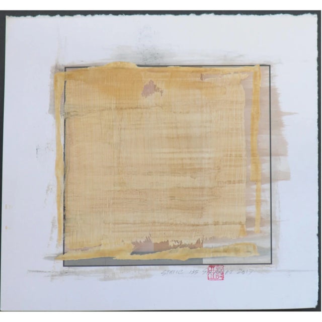 Static series is inspired by color and pattern found in nature, each color stands alone in the painting, layering of pure...