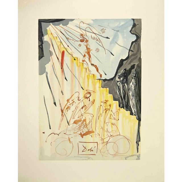 Salvador Dali, The Celestial Scale, Woodcut, 1963 For Sale - Image 4 of 4