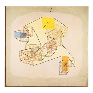 1989 After Paul Klee "Who Soars (Before Ascension)", Full-Color Print From France
