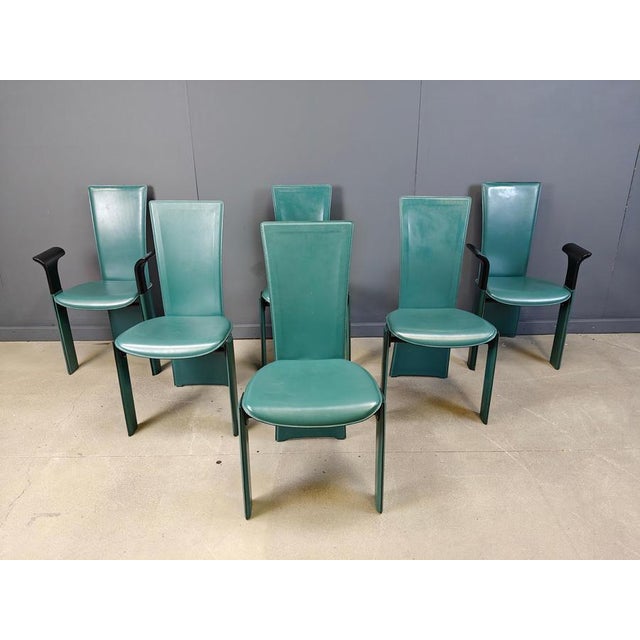 Vintage Dining Chairs attributed to Pietro Costantini, 1980s, Set of 6 For Sale - Image 11 of 12