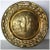 17th Century Large Northern European Baroque Adam and Eve Brass Repousse Alms Plate For Sale - Image 5 of 13