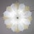 Vintage Italian Murano Glass Amber and Trasparent Ceiling Light For Sale - Image 6 of 13