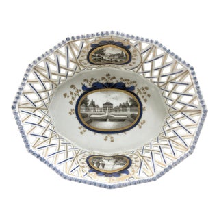 Nymphenburg Schloss Porcelain Reticulated Bowl For Sale