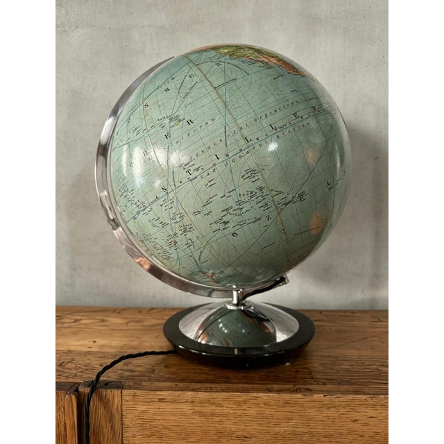 Vintage Duo Glass Globe Lamp from DBG, Germany, 1960s For Sale - Image 6 of 11
