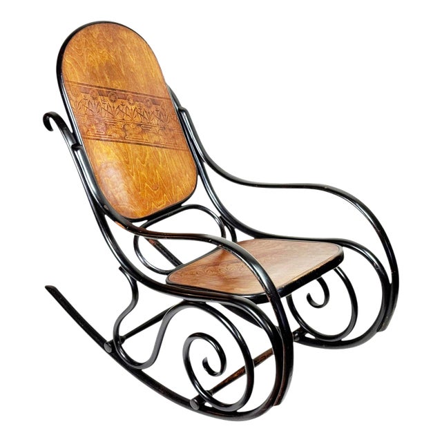 Nr. 10 Rocking Chair from Thonet, 1900s For Sale