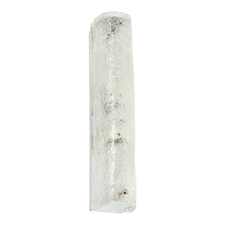 Mid Century Murano Glass Tubular Wall Light From Hillebrand, Germany, 1970s For Sale