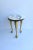 **One of two available, each sold separately, as per listing. An Italian marble and wood side or drinks table, in the...
