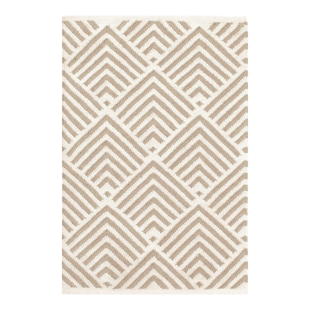 Bunny Williams for Dash & Albert Cleo Cement Indoor/Outdoor Rug, 9' 6" x 13' 6" For Sale