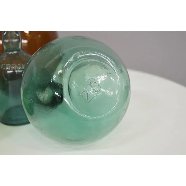 1940s Damigiane Colored Wine Glass, 1940, Set of 4 For Sale - Image 5 of 11