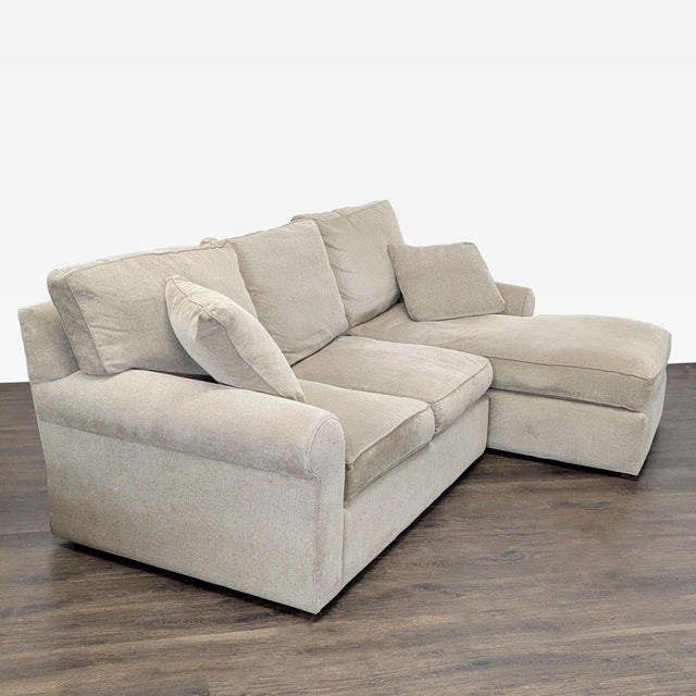 This Cascadia sectional is perfect for relaxing or entertaining. It features a comfortable chaise lounge, plush beige...