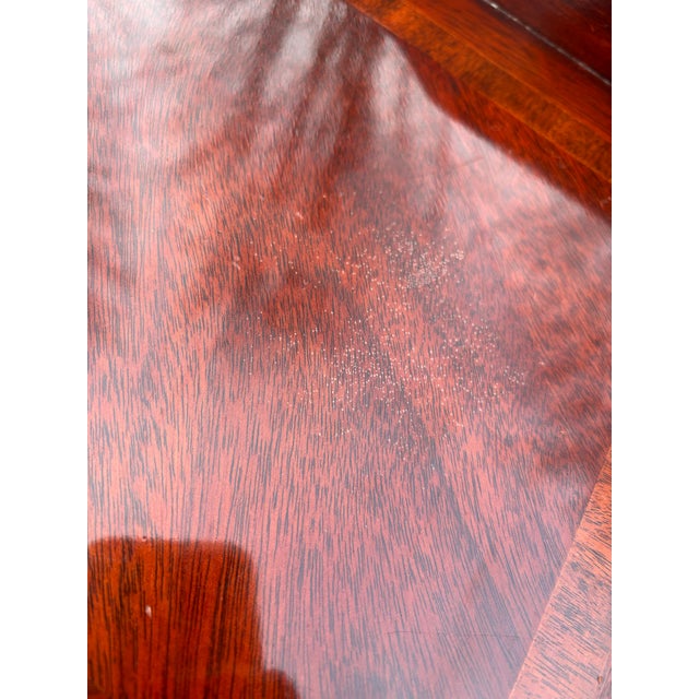 Vintage Lane Altavista Mahogany Chinese Chippendale Writing Desk Table For Sale - Image 12 of 12