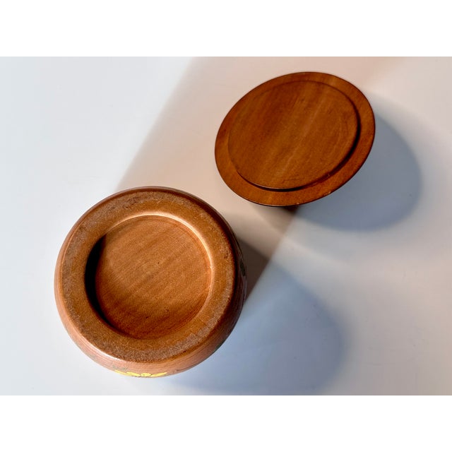 Handcrafted Lidded Wooden Box, 1920s For Sale - Image 12 of 16