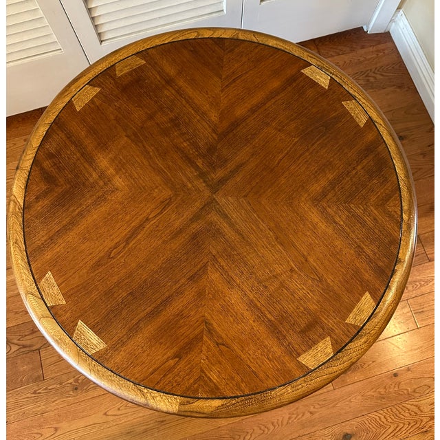 Lane's Acclaim round table , introduced in the late 1950s, is particularly celebrated for its dovetail accents and...