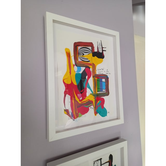 Wood Abstract Acrylic Painting by Diane Grant For Sale - Image 7 of 9