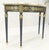 Rococo Demilune Marble Top One Drawer French Style Gilt Console on Fluted Legs MINT For Sale - Image 3 of 13