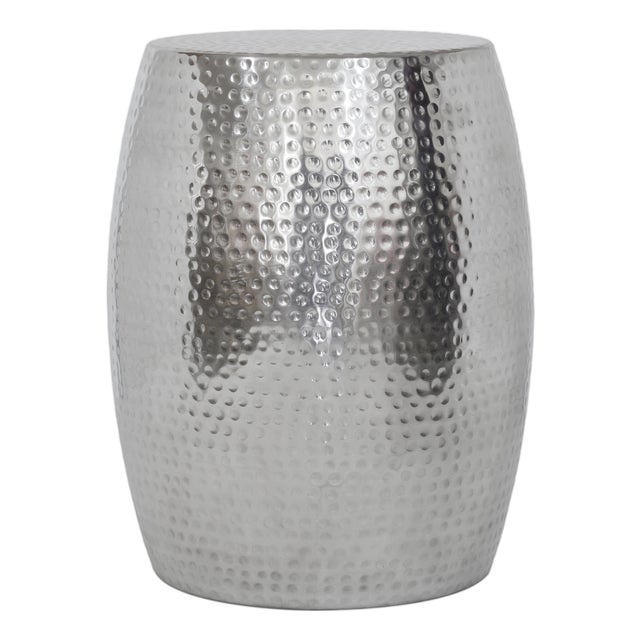 Pasargad Home Eclipse Hand-Forged Side Table For Sale