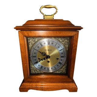 1970s Howard Miller Model 612-437 Westminster Chime Bracket Clock | German Mechanical Movement For Sale