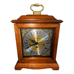 1970s Howard Miller Model 612-437 Westminster Chime Bracket Clock | German Mechanical Movement