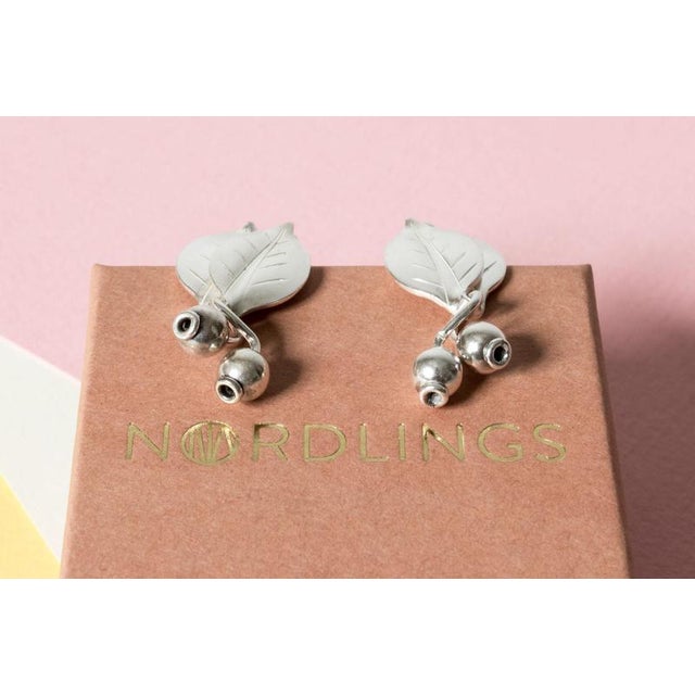 Silver Earrings from Gertrud Engel, 1952, Set of 2 For Sale - Image 4 of 6